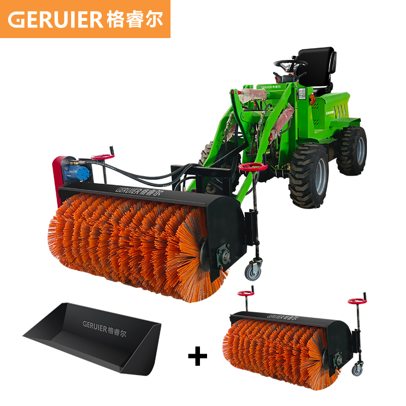 格睿爾（GERUIER）電動(dòng)掃雪車(chē)四輪駕駛式掃雪機(jī)物業(yè)市政環(huán)衛(wèi)清雪鏟雪車(chē)純電動(dòng)除雪機(jī)GRE-Q4